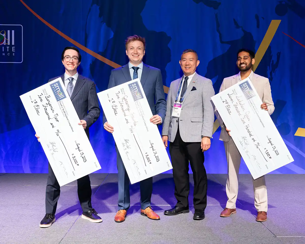 Space Flight Laboratory (SFL) Students Place First and Second 
in Small Satellite Conference Student Competition
